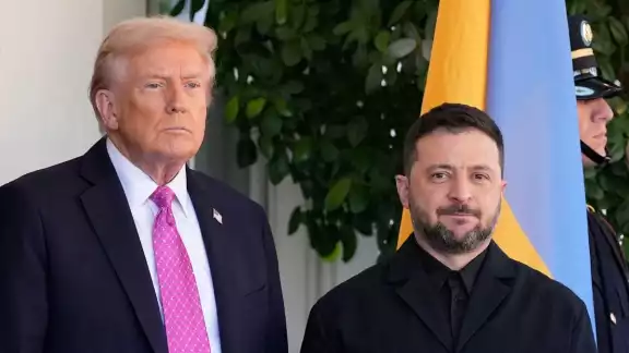El presidente de Ucrania, Volodiir Zelenski, se reunió este viernes 17 de octubre con el presidente de EU, Donald Trump en la Casa Blanca El presidente de Ucrania, Volodiir Zelenski, se reunió este viernes 17 de octubre con el presidente de EU, Donald Trump en la Casa Blanca