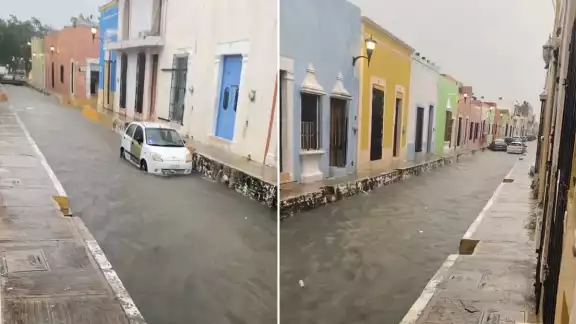 En el Centro la calle 14 siempre ha quedado bajo el agua En el Centro la calle 14 siempre ha quedado bajo el agua
