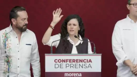 Luisa María Alcalde Luján, presidenta nacional de Morena