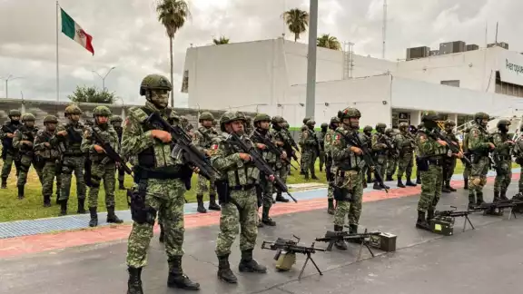 El despliegue militar busca restaurar el orden y reforzar la seguridad en la entidad El despliegue militar busca restaurar el orden y reforzar la seguridad en la entidad