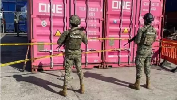 Elementos de la Marina incautaron 350 kilos de cocaína en el puerto de Ensenada, Baja California Elementos de la Marina incautaron 350 kilos de cocaína en el puerto de Ensenada, Baja California