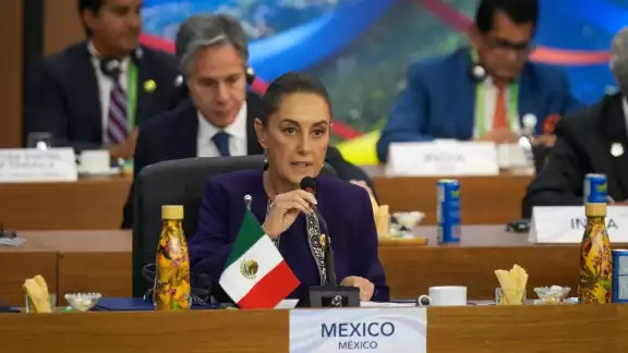 Claudia Sheinbaum, presidenta de México, aparece en la lista de "Mujeres más poderosas de 2024" Claudia Sheinbaum, presidenta de México, aparece en la lista de "Mujeres más poderosas de 2024"