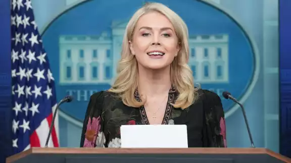 Karoline Leavitt, portavoz de la Casa Blanca