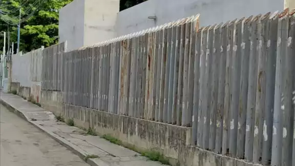 Así luce la obra por el exterior Así luce la obra por el exterior