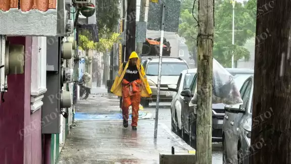 Protección Civil alerta: frente frío deja calles inundadas en Carmen