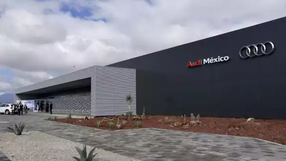 La planta de Audi en Puebla inició operaciones en 2016 con la producción del modelo Audi Q5 La planta de Audi en Puebla inició operaciones en 2016 con la producción del modelo Audi Q5
