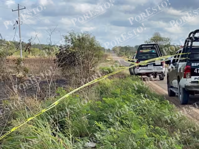 Hombre muere calcinado en misterioso incendio en maleza
