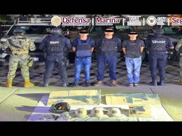 Los detenidos están relacionados con actividades de cobro de piso a comerciantes y empresarios locales