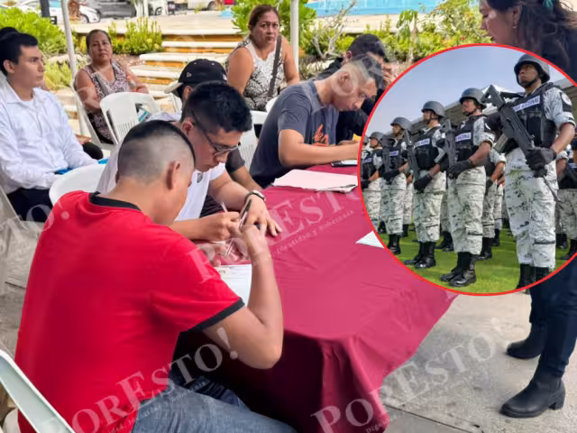 Desempleo orilla a carmelitas a enlistarse en el Ejército; ofrecen sueldo de 20 mil pesos