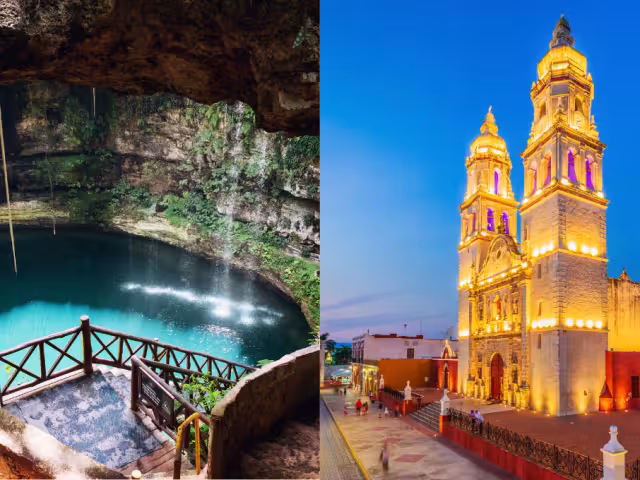 Desde antiguas ruinas mayas, nadando en cenotes cristalinos o paseando por ciudades coloniales