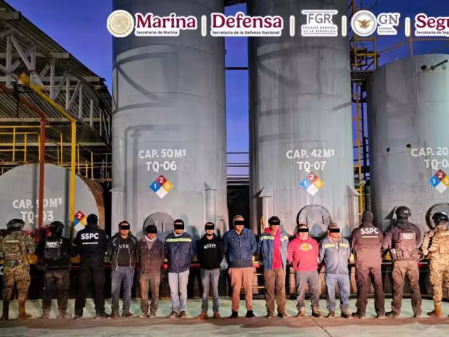 Los detenidos fueron puestos a disposición del Ministerio Público Federal