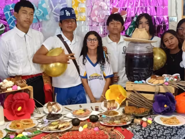 Celebran 485 años de Campeche en la Preparatoria Manuel J. García Pinto