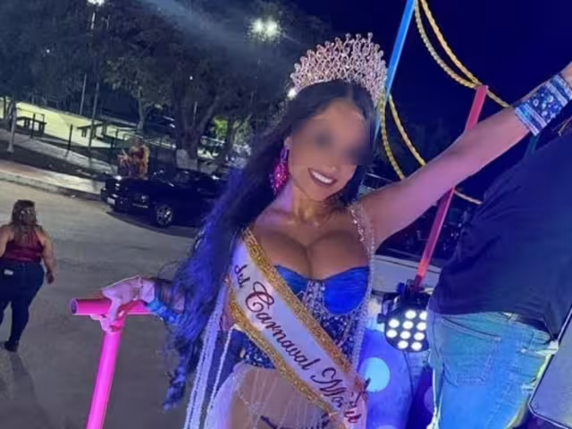 Luz María "N" fue reina del Carnaval de Motul en 2024.