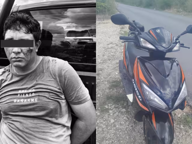 El hombre adoptó una actitud agresiva contra los policías