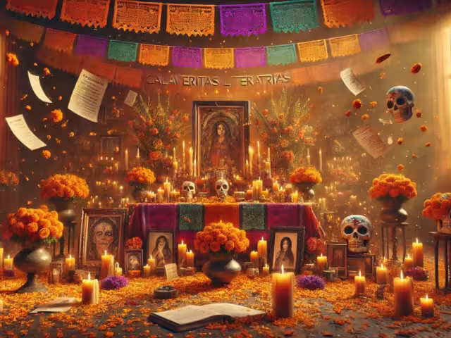 Las calaveritas literarias se escriben principalmente durante la temporada del Día de Muertos
