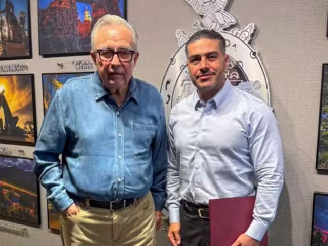 Rubén Rocha Moya, gobernador de Sinaloa y Omar García Harfuch, titular de la Secretaría de Seguridad y Protección Ciudadana