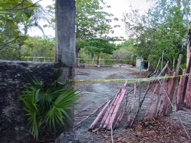 Así lucía el predio donde fue hallado el hombre que perdió la vida