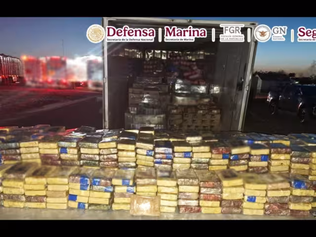 El tractocamión realizó maniobras evasivas al detectar el filtro de vigilancia de la Operación Frontera Norte.