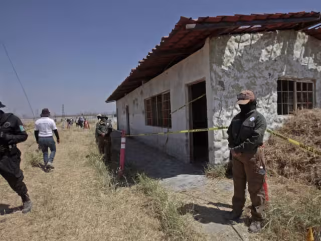 En el racho Izaguirre se encontraron restos humanos que podrían ser de personas desaparecidas.