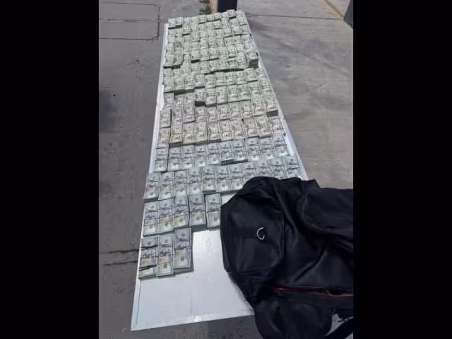 El aseguramiento ocurrió en el kilómetro 145, dentro del municipio de Anáhuac, Nuevo León