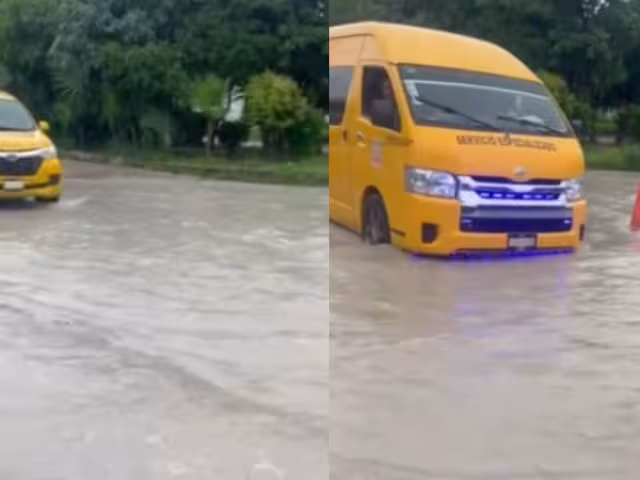 Colonia Las Casitas de Mahahual presenta inundaciones por lluvias recientes