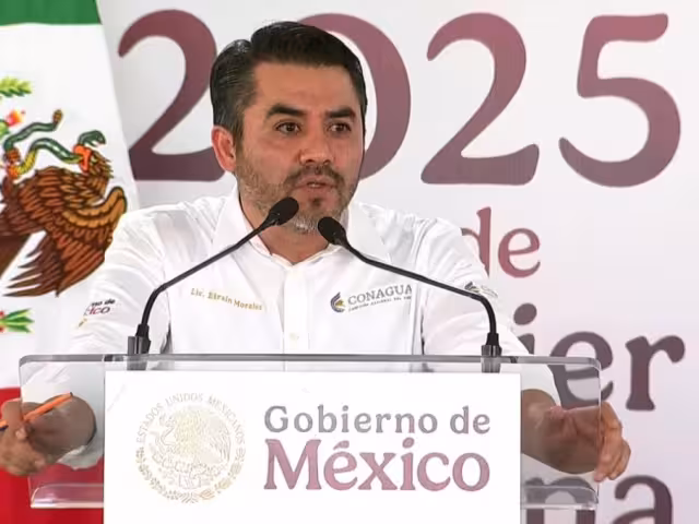 Efraín Morales López, titular de la Comisión Nacional del Agua (Conagua)