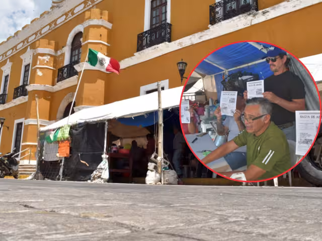 Fernando Betancourt, ex trabajador despedido de la Alcaldía de Campeche, denunció que dos de sus compañeros “vendieron” la causa de los 22 manifestantes.
