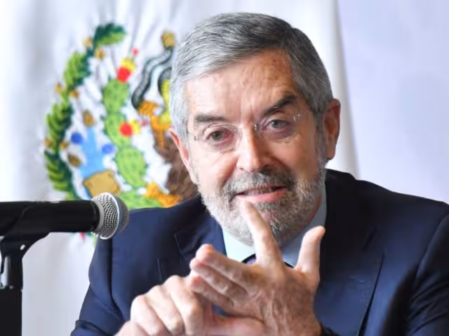 Juan ramón de la Fuente, secretario de Relaciones Exteriores