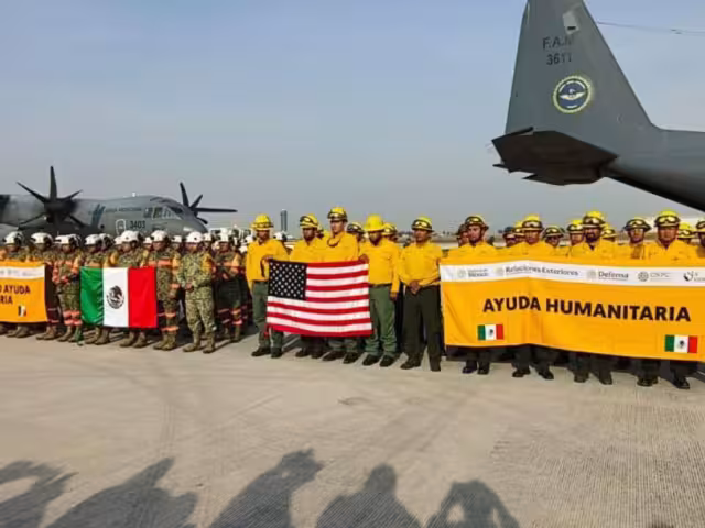 Los brigadistas representaron a México para apoyar en el control de incendios en Los Ángeles, California