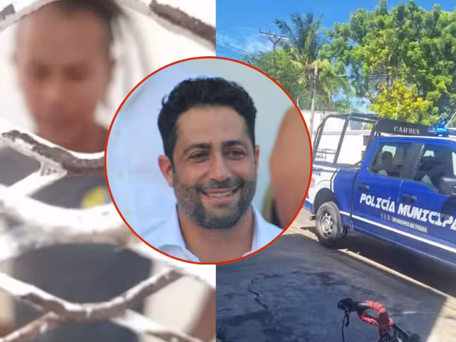 Organizaciones ambientales denuncian que el alcalde de Carmen usó la Policía para reprimir a un activista crítico.