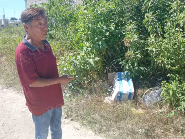 En los terrenos se han encontrado bolsas, cajas y hasta animales muertos, generando fétidos olores