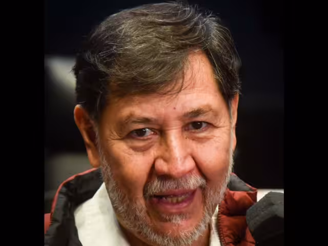 Gerardo Fernández Noroña, presidente de la Mesa Directiva del Senado de la República