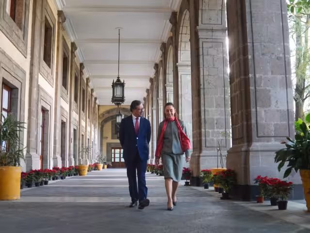 El pasado 16 de diciembre la Presidenta de México recibió en Palacio Nacional a su homólogo de Colombia