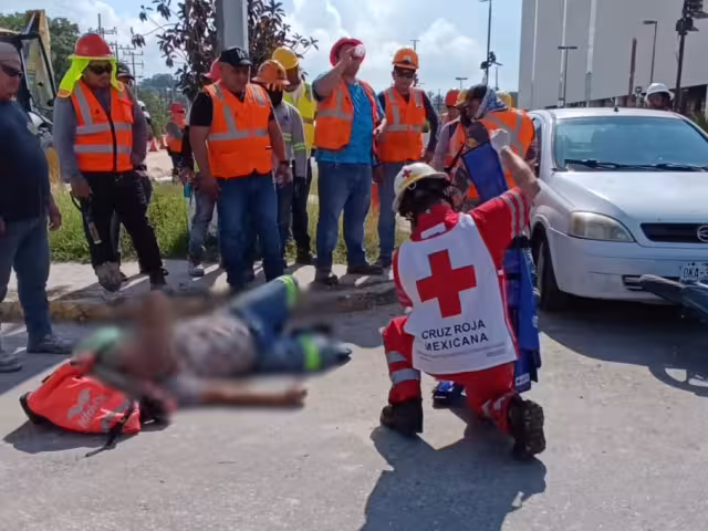 Una pareja fue llevada al hospital