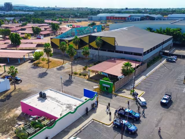 Instalaciones donde se realiza la Feria Ganadera en Sinaloa