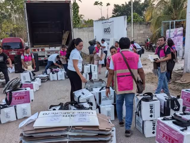 Este es el material electoral que será utilizado el 2 de junio en José María Morelos