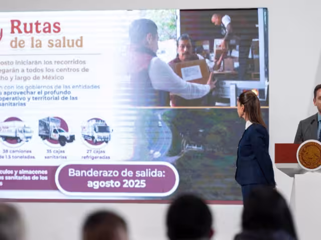 El objetivo es garantizar que el 96 por ciento de los medicamentos e insumos médicos ya adquiridos