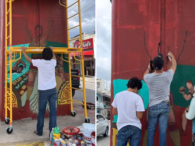 El arte toma la avenida Gobernadores: murales transformarán el distribuidor vial en un símbolo de identidad campechana