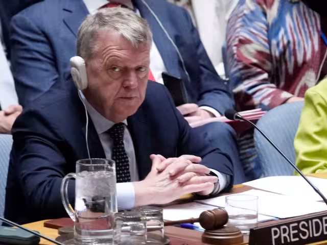 Lars Løkke Rasmussen,  ministro de Relaciones Exteriores de Dinamarca