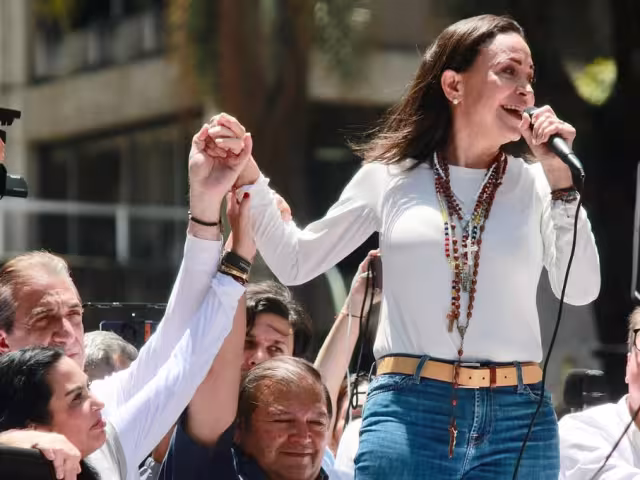 María Corina Machado, líder de la oposición venezolana