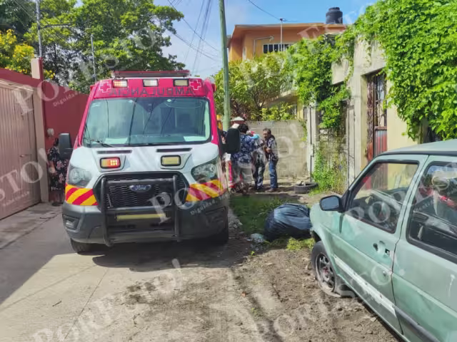 Un hombre de la tercera edad cayó desde una primera planta mientras realizaba labores de jardinería en la colonia Centro.