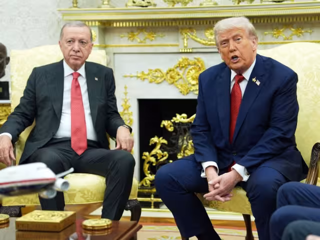 El presiudente de estados Unidos, recibió este jueves en la Casa Blanca a su homólogo de Turquía, Recep Tayyip Erdogan