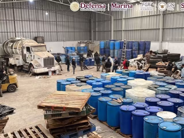 Estos materiales eran empleados para la producción y transporte de drogas, de acuerdo con las investigaciones