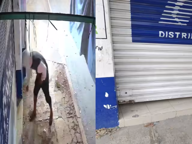 La semana pasada, varios negocios fueron robados durante la madrugada