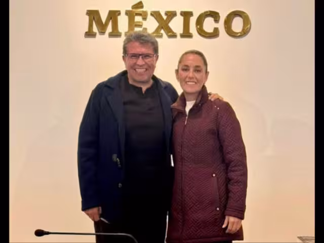 Ricardo Monreal, líder de los diputados de Morena se reunió coin la presidenta, Claudia Sheinbaum Pardo
