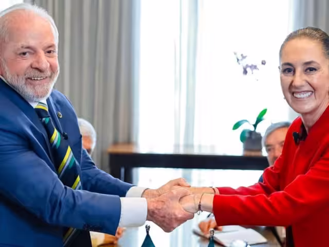 Luiz Inácio Lula da Silva, presidente de Brasil y Claudia Sheinbaum Pardo, presidenta de México