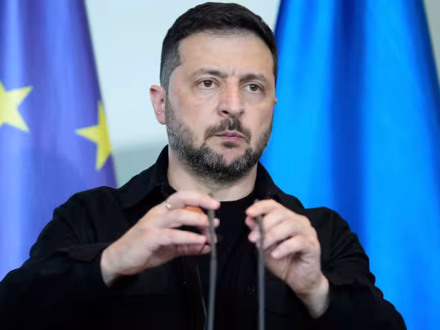 Volodimir Zelenski, presidente de Ucrania