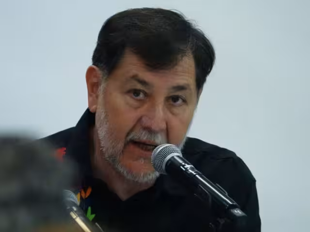 Gerardo Fernández Noroña, presidente de la Mesa Directiva del Senado de la República