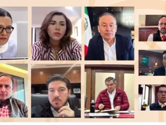 La secretaria de Gobernación, sostuvo una reunión con gobernadores de la frontera norte, para afinar la estrategia ante posibles deportaciones masiva