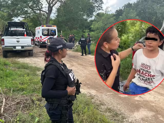 Lionel Vicente, un niño de 12 años, fue encontrado sano y salvo en los montes de Susulá
